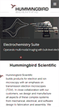 Mobile Screenshot of hummingbirdscientific.com